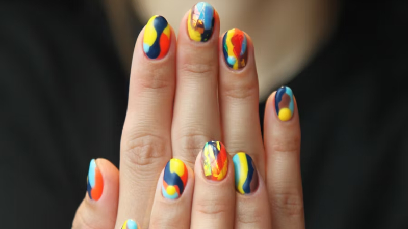 Diseños de uñas mexicanas tricolor para las fiestas patrias