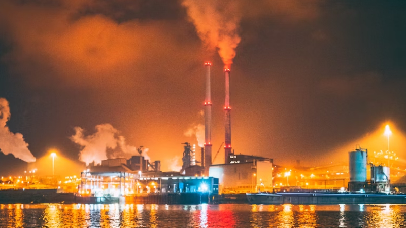 ¿A dónde se van los gases que emiten algunas fábricas?